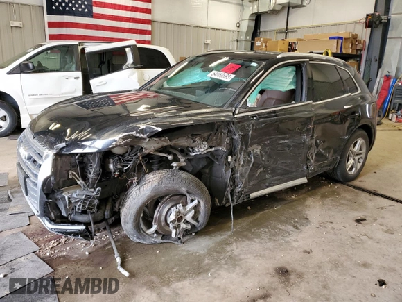 2019 Audi Q5 Premium with VIN WA1ANAFY9K2016496, listed as a Copart auction lot 54860595 with Not provided miles and Clean title. Bid and sale history available at DreamBid. Image 1.