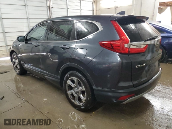 2017 Honda CR-V EX-L with VIN 7FARW1H81HE027022, listed as a Copart auction lot 53972015 with 195,951 mi miles and Salvage Title. Bid and sale history available at carsss.com. Image 2.