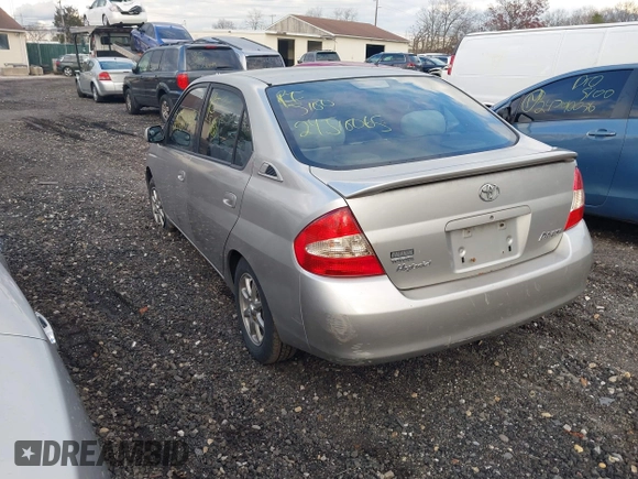 2003 Toyota Prius with VIN JT2BK18U730076232, listed as a IAAI auction lot 40989235 with 1 mi miles. Bid and sale history available at carsss.com. Image 3.