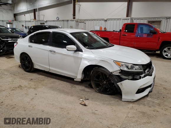 2017 Honda Accord Sedan Sport with VIN 1HGCR2F52HA072164, listed as a Copart auction lot 47769875 with 112,624 mi miles and Non Repairable. Bid and sale history available at carsss.com. Image 4.