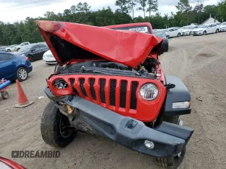 2021 Jeep Wrangler Unlimited Sport S with VIN 1C4HJXDN8MW622007, listed as a Copart auction lot 55930305 with Not provided miles and Salvage title. Bid and sale history available at DreamBid. Image 5.
