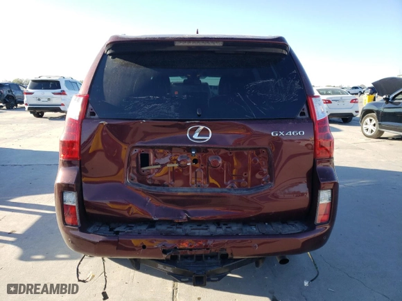 2013 Lexus GX 460 with VIN JTJBM7FX4D5056491, listed as a Copart auction lot 49297115 with 133,200 mi miles and Salvage Title. Bid and sale history available at carsss.com. Image 6.
