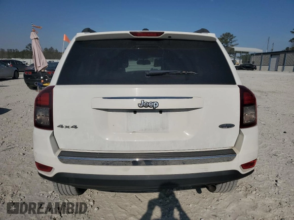 2015 Jeep Compass High Altitude Edition with VIN 1C4NJDEB0FD436451, listed as a Copart auction lot 45727495 with 0 mi miles and Non Repairable. Bid and sale history available at carsss.com. Image 6.