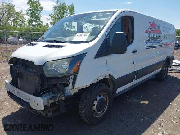 2016 Ford Transit Cargo with VIN 1FTYR2ZM5GKA32015, listed as a IAAI auction lot 42288362 with 227,261 mi miles and . Bid and sale history available at DreamBid. Image 2.