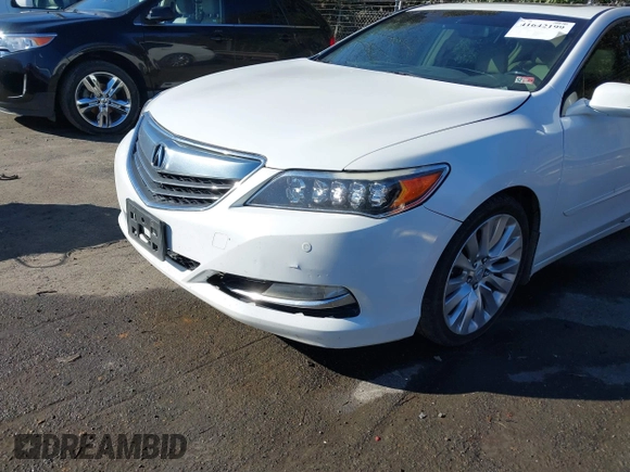 2014 Acura RLX Advance Pkg with VIN JH4KC1F94EC001457, listed as a IAAI auction lot 41642199 with 208,443 mi miles. Bid and sale history available at carsss.com. Image 6.