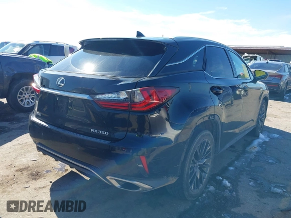 2016 Lexus RX 350 with VIN 2T2BZMCA1GC012650, listed as a IAAI auction lot 41377486 with 88,656 mi miles and . Bid and sale history available at DreamBid. Image 4.