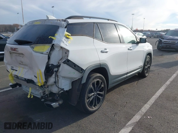 2019 GMC Terrain SLT with VIN 3GKALVEX2KL215372, listed as a IAAI auction lot 40872800 with 54,244 mi miles. Bid and sale history available at carsss.com. Image 4.