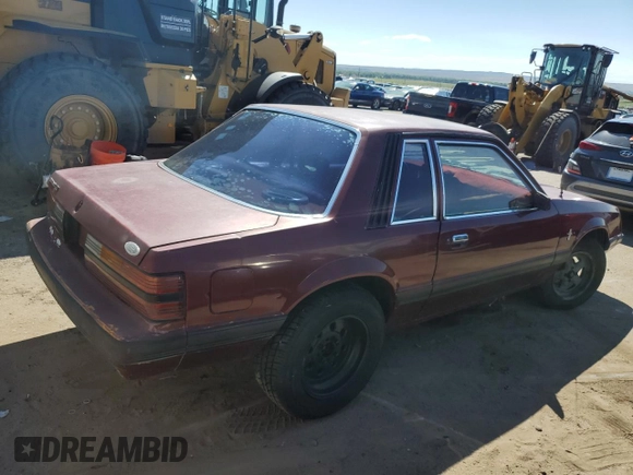 1986 Ford Mustang with VIN 1FABP2636GF228227, listed as a Copart auction lot 70426344 with 70,790 mi miles and Clean title. Bid and sale history available at DreamBid. Image 3.
