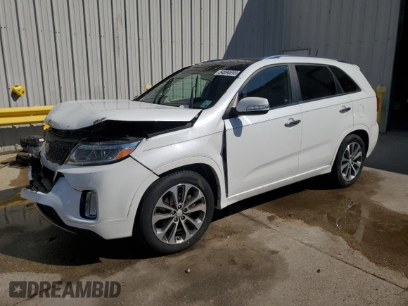 2015 Kia Sorento SX Limited with VIN 5XYKW4A7XFG659720, listed as a Copart auction lot 54594695 with 156,832 mi miles and Salvage Title. Bid and sale history available at carsss.com. Image 1.
