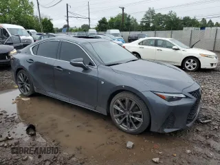 2021 Lexus IS 350 F Sport with VIN JTHGZ1E29M5020923, listed as a Copart auction lot 61129195 with 66,167 mi miles and Salvage title. Bid and sale history available at DreamBid. Image 4.