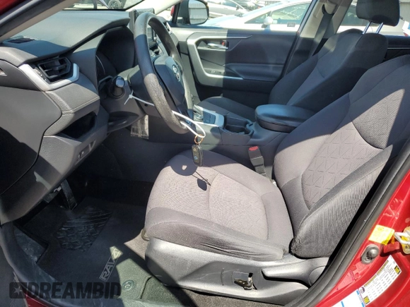 2019 Toyota RAV4 Hybrid XLE with VIN 2T3RWRFV4KW041887, listed as a Copart auction lot 50651875 with 67,927 mi miles and Salvage Title. Bid and sale history available at carsss.com. Image 7.