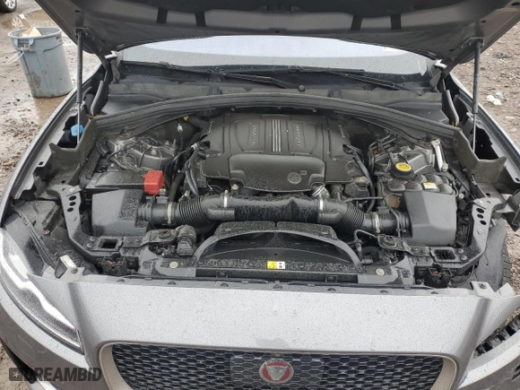 2018 Jaguar F-PACE S with VIN SADCM2FV9JA203808, listed as a Copart auction lot 52248255 with 86,382 mi miles and Salvage Title. Bid and sale history available at carsss.com. Image 13.