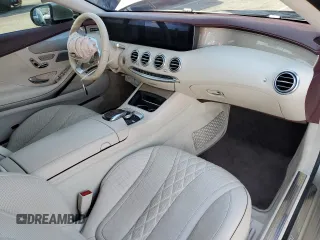 2019 Mercedes-Benz S-Class S 560 with VIN WDDXK8DB7KA038850, listed as a Copart auction lot 45124985 with 0 mi miles and Salvage Title. Bid and sale history available at carsss.com. Image 8.