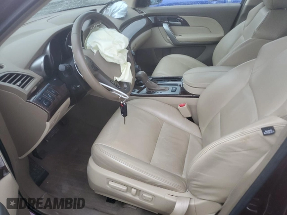 2012 Acura MDX Advance with VIN 2HNYD2H69CH534233, listed as a Copart auction lot 59426515 with 91,902 mi miles and Salvage title. Bid and sale history available at DreamBid. Image 7.