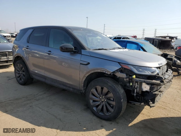 2021 Land Rover Discovery Sport SE with VIN SALCP2FX1MH884166, listed as a Copart auction lot 44009894 with 37,523 mi miles and Salvage Title. Bid and sale history available at carsss.com. Image 4.