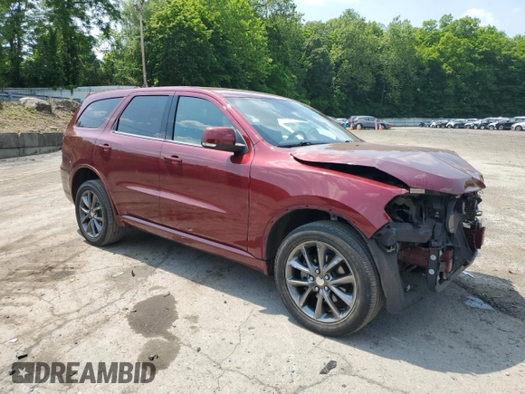 2018 Dodge Durango GT with VIN 1C4RDJDG9JC395675, listed as a Copart auction lot 59789235 with 65,270 mi miles and Salvage title. Bid and sale history available at DreamBid. Image 4.
