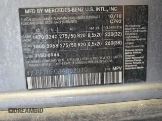 2011 Mercedes-Benz GL-Class GL 450 with VIN 4JGBF7BE0BA662310, listed as a Copart auction lot 77575144 with 155,642 mi miles and Clean Title. Bid and sale history available at carsss.com. Image 13.