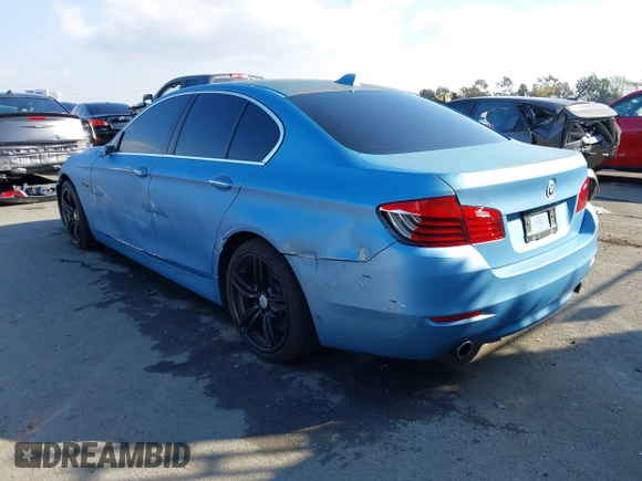 2015 BMW 5 Series 535i with VIN WBA5B1C50FD920397, listed as a IAAI auction lot 41459879 with 172,259 mi miles and . Bid and sale history available at carsss.com. Image 3.
