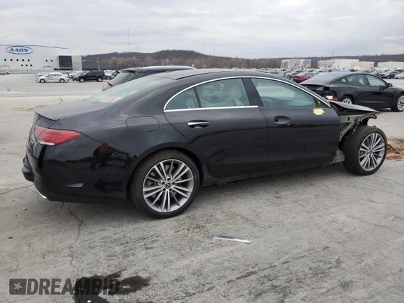 2019 Mercedes-Benz CLS with VIN WDD2J5KB2KA038835, listed as a Copart auction lot 85760484 with 33,811 mi miles and Salvage Title. Bid and sale history available at carsss.com. Image 3.