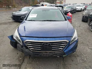 2016 Hyundai Sonata 2.4L Sport with VIN 5NPE34AF0GH345663, listed as a IAAI auction lot 40961498 with 106,644 mi miles. Bid and sale history available at carsss.com. Image 12.