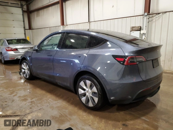 2023 Tesla Model Y Long Range with VIN 7SAYGDEE9PA143955, listed as a Copart auction lot 48114395 with 20,152 mi miles and Salvage Title. Bid and sale history available at DreamBid. Image 2.