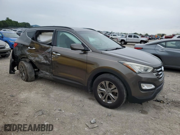 2014 Hyundai Santa Fe z VIN 5XYZUDLB7EG179669, wystawiony jako Copart lot #55956915 z przebiegiem 172 530 mil mil oraz Szkoda całkowita • Salvage title. Historia ofert i sprzedaży dostępna na DreamBid. Obrazek 4.