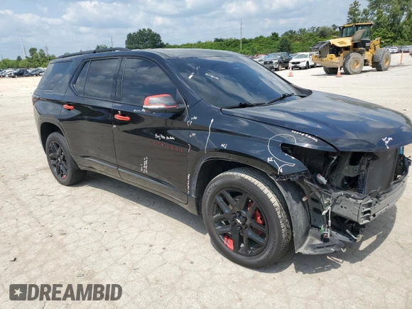 2021 Chevrolet Traverse Premier with VIN 1GNEVKKW6MJ228175, listed as a Copart auction lot 67297464 with 94,318 mi miles and Salvage Title. Bid and sale history available at carsss.com. Image 4.