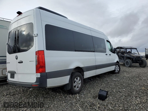 2023 Mercedes-Benz Sprinter Passenger with VIN W1Z4NGHYXPT142992, listed as a Copart auction lot 85816034 with 34,119 mi miles and Clean Title. Bid and sale history available at carsss.com. Image 4.