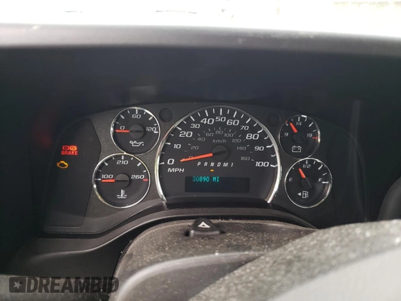 2022 Chevrolet Express Cargo with VIN 1GCWGAFPXN1155012, listed as a Copart auction lot 62039645 with 30,890 mi miles and Salvage title. Bid and sale history available at DreamBid. Image 9.