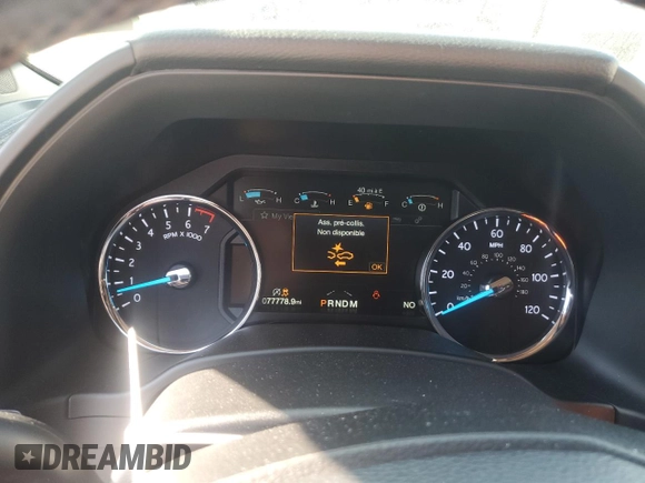 2018 Ford Expedition Max Platinum with VIN 1FMJK1MT1JEA44386, listed as a Copart auction lot 75011294 with 77,778 mi miles and Salvage title. Bid and sale history available at DreamBid. Image 9.