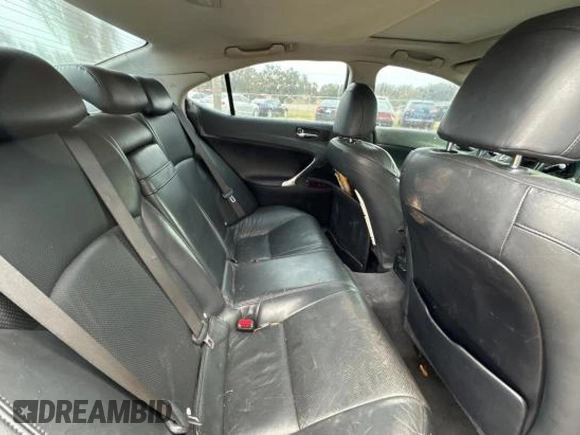 2006 Lexus IS 250 with VIN JTHCK262762007289, listed as a Copart auction lot 42419795 with 106,668 mi miles and Clean Title. Bid and sale history available at DreamBid. Image 6.