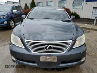 2007 Lexus LS 460 with VIN JTHBL46F075041503, listed as a Copart auction lot 50299465 with 192,076 mi miles and Salvage Title. Bid and sale history available at DreamBid. Image 5.