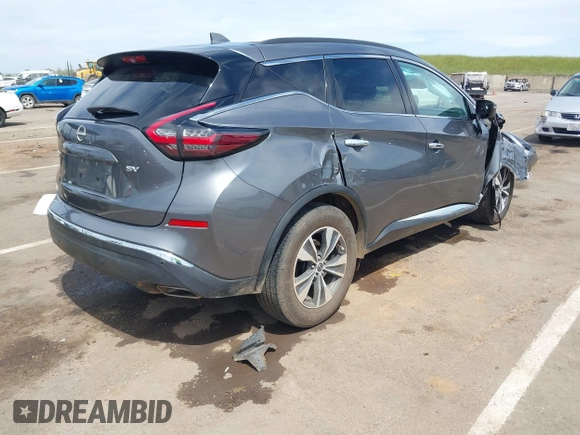 2023 Nissan Murano SV with VIN 5N1AZ2BJ0PC105430, listed as a IAAI auction lot 42020165 with 73,705 mi miles. Bid and sale history available at carsss.com. Image 4.