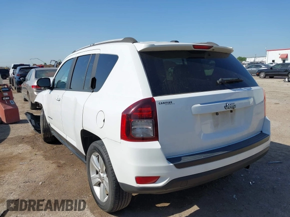 2017 Jeep Compass Sport with VIN 1C4NJCBA5HD123887, listed as a IAAI auction lot 41996849 with 145,477 mi miles and . Bid and sale history available at DreamBid. Image 3.