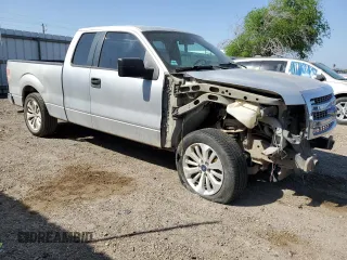 2010 Ford F-150 XL with VIN 1FTEX1CW0AFC65703, listed as a Copart auction lot 48744955 with 332,310 mi miles and Salvage Title. Bid and sale history available at carsss.com. Image 4.