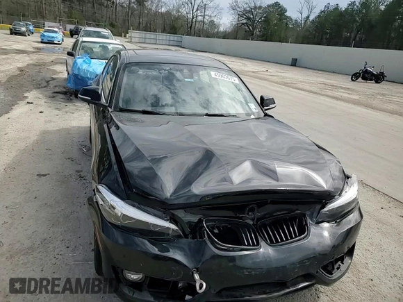 2020 BMW 2 Series 230i with VIN WBA2J1C06L7E53493, listed as a Copart auction lot 45903075 with 91,296 mi miles and Salvage Title. Bid and sale history available at carsss.com. Image 10.