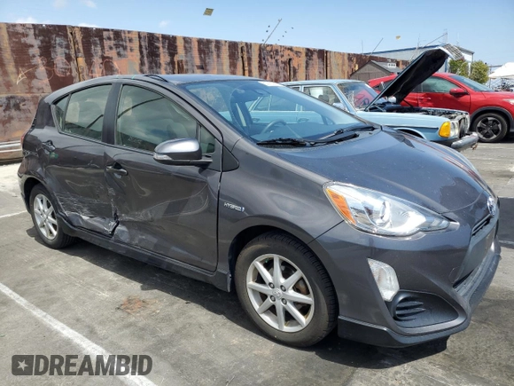 2017 Toyota Prius One with VIN JTDKDTB31H1592102, listed as a Copart auction lot 50750205 with 85,875 mi miles and Salvage title. Bid and sale history available at DreamBid. Image 4.