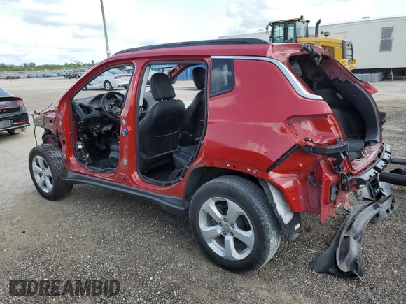 2017 Jeep Compass Latitude z VIN 3C4NJCBB7HT632849, wystawiony jako Copart lot #58581825 z przebiegiem Nie podano mil oraz Czysty tytuł • Clean title. Historia ofert i sprzedaży dostępna na DreamBid. Obrazek 2.