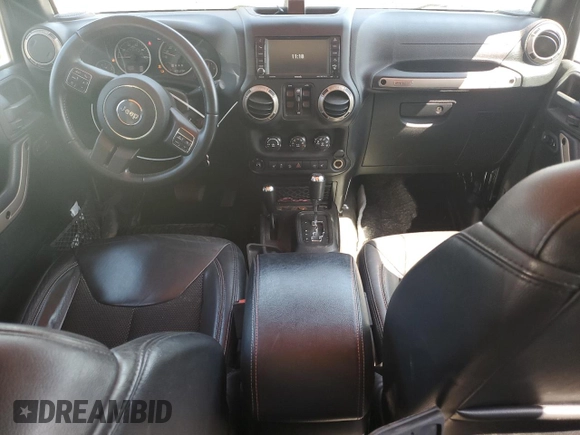 2017 Jeep Wrangler Unlimited 75th Anniversary with VIN 1C4HJWEG4HL531334, listed as a Copart auction lot 53371875 with 89,529 mi miles and Salvage title. Bid and sale history available at DreamBid. Image 8.