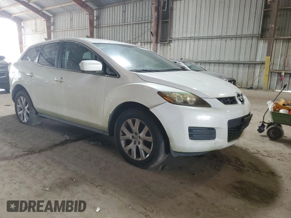 2007 Mazda CX-7 Sport with VIN JM3ER29L870161802, listed as a Copart auction lot 46785764 with 123,656 mi miles and Salvage Title. Bid and sale history available at carsss.com. Image 4.