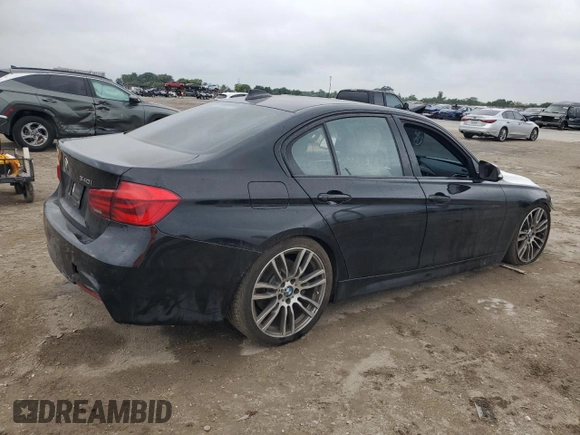 2017 BMW 3 Series 340i with VIN WBA8B3G5XHNU35569, listed as a Copart auction lot 88537495 with 93,837 mi miles and Salvage Title. Bid and sale history available at DreamBid. Image 3.
