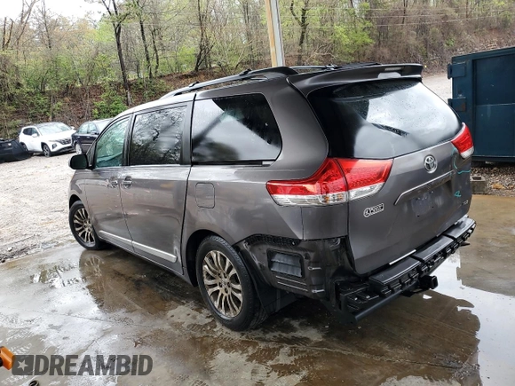 2011 Toyota Sienna XLE AAS with VIN 5TDYK3DC0BS115989, listed as a Copart auction lot 51128935 with 223,172 mi miles and Salvage Title. Bid and sale history available at carsss.com. Image 2.