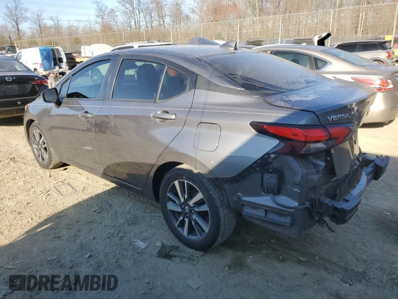 2021 Nissan Versa SV with VIN 3N1CN8EV9ML848066, listed as a Copart auction lot 47996785 with 109,774 mi miles and Salvage Title. Bid and sale history available at carsss.com. Image 2.