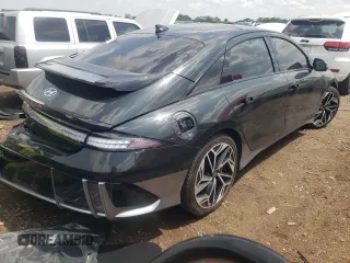 2023 Hyundai IONIQ 6 Limited with VIN KMHM54AC4PA050578, listed as a Copart auction lot 55155374 with 0 mi miles and Salvage Title. Bid and sale history available at carsss.com. Image 3.