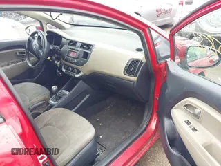 2014 Kia Rio LX with VIN KNADM4A36E6417050, listed as a IAAI auction lot 42005888 with 129,433 mi miles. Bid and sale history available at carsss.com. Image 5.
