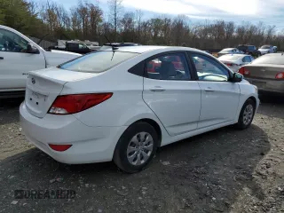 2016 Hyundai Accent SE with VIN KMHCT4AE9GU142139, listed as a Copart auction lot 66987812 with 119,576 mi miles. Bid and sale history available at carsss.com. Image 3.