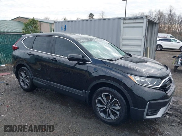 2020 Honda CR-V EX with VIN 5J6RW2H5XLA021643, listed as a IAAI auction lot 41479380 with 50,281 mi miles. Bid and sale history available at carsss.com. Image 1.