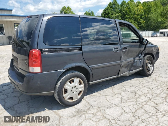 2008 Chevrolet Uplander LS z VIN 1GNDU23W28D177811, wystawiony jako Copart lot #62514434 z przebiegiem 264 535 mil mil oraz Szkoda całkowita • Salvage title. Historia ofert i sprzedaży dostępna na DreamBid. Obrazek 3.