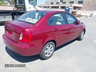 2009 Hyundai Accent Auto GLS with VIN KMHCN46C39U298942, listed as a IAAI auction lot 42562029 with 146,261 mi miles and . Bid and sale history available at DreamBid. Image 4.