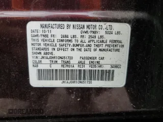 2012 Infiniti EX Journey with VIN JN1AJ0HR1CM451720, listed as a Copart auction lot 55737725 with 128,433 mi miles and Salvage title. Bid and sale history available at DreamBid. Image 13.